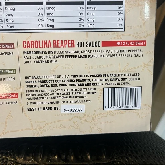 NIB Road Trip Hot Sauce (7) Pack of Hot Sauces - Picture 8 of 10